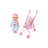 Miminko se zvuky a kočárkem 27 cm - český obal