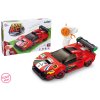 Stavebnice Auto červené RC na dálkové ovládání 17 cm 279 dílků - český obal