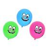 Balónek nafukovací 30cm - sada 10ks, obličej