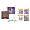 Kreativní set diamond painting 20x20 cm MIX + stojánek