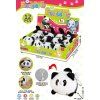 Přívěsek plyšový natahovací panda 8 cm