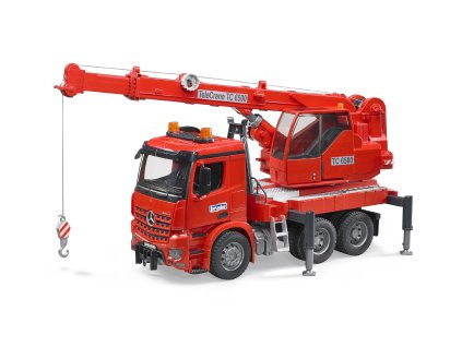 BRUDER 3670 Červený jeřáb MB Arocs