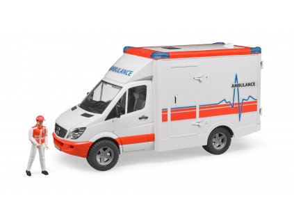 BRUDER 2536 MERCEDES BENZ Sprinter- sanitka s figurkou