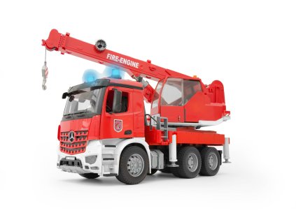 BRUDER 3675 MB AROCS - jeřáb,červený