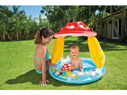 Intex bazének nafukovací-mochomůrka