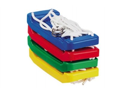Houpačka/Houpací prkénko plast 43x18cm nosnost 60kg asst 4 barvy v síťce