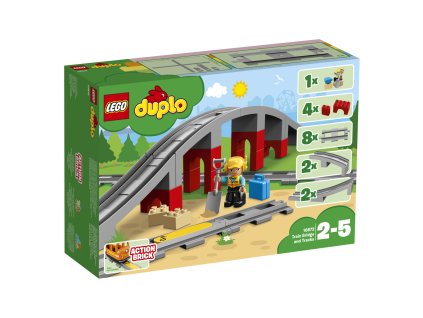 LEGO 10872 Duplo Doplňky k vláčku – most a koleje