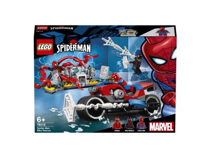 LEGO 76113 Super Heroes Spiderman a záchrana na motorce