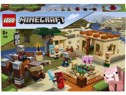 LEGO 21160 Minecraft Útok Illagerů