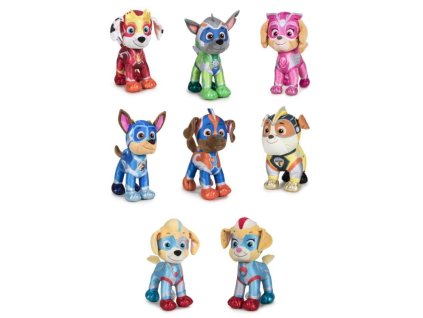 Plyšové postavičky Tlapková patrola Super hrdinové 27 cm