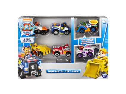 Tlapková patrola - dárkové balení 6 ks autíček