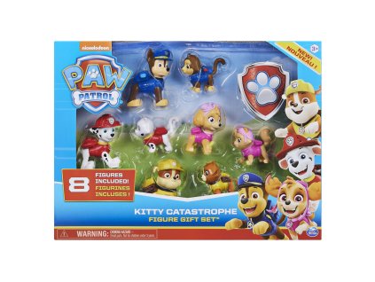 Tlapková patrola - balení 8 figurek s doplňky