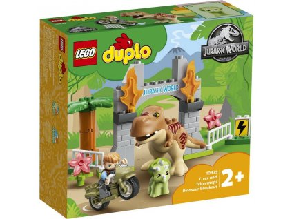 LEGO 10939 Duplo T-rex a triceratops na útěku