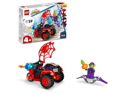 LEGO 10781 Miles Morales: Spider-Man a jeho techno tříkolka