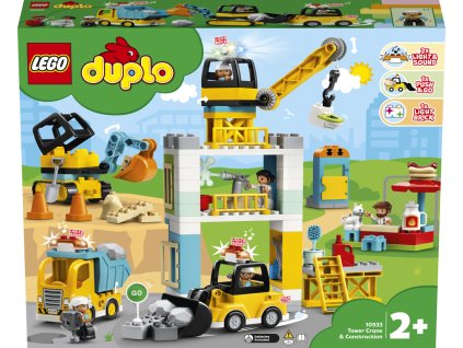 LEGO 10933 DUPLO Stavba s věžovým jeřábem