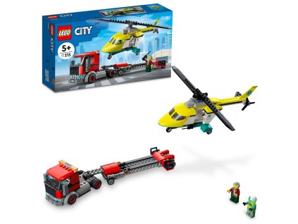 LEGO® City 60343 Přeprava záchranářského vrtulníku