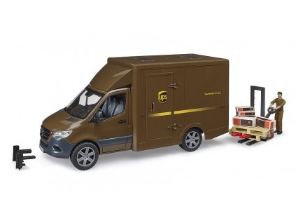 MB Sprinter UPS s příslušenstvím a řidičem