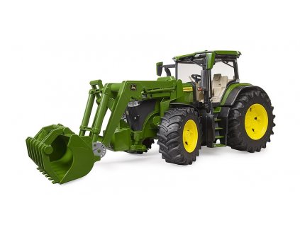 BRUDER - traktor John Deere 7R 350 +čel. nakladač