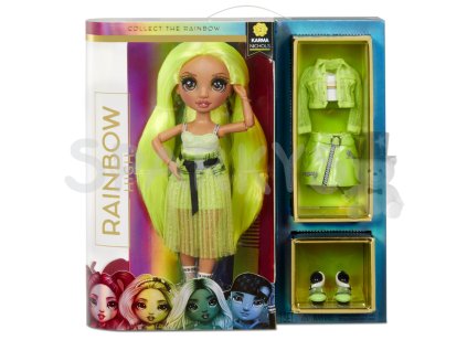 Rainbow High Junior Fashion panenka, série 2 – Karma Nichols