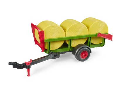 Bruder 2204 - Přepravník na balíky + 3ks balíků