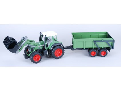 BRUDER 1169 Traktor Fendt Favorit 926 se lžící a valníkem