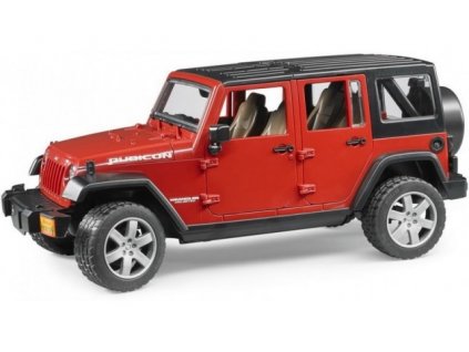 BRUDER 2525 Červené AUTO JEEP WRANGLER RUBICON