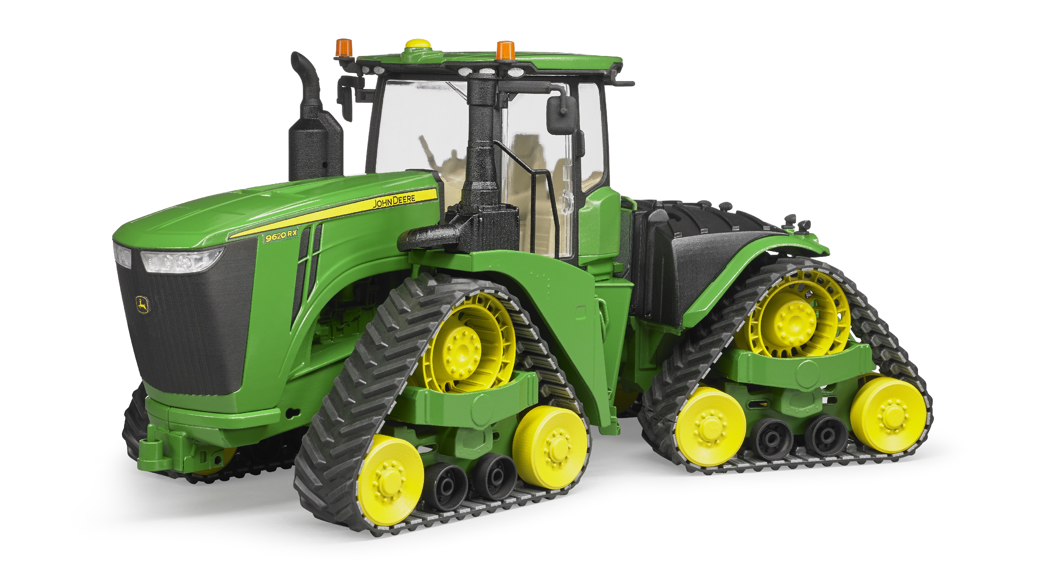 BRUDER 4055 Traktor John Deere 9620RX s hnacím strojem
