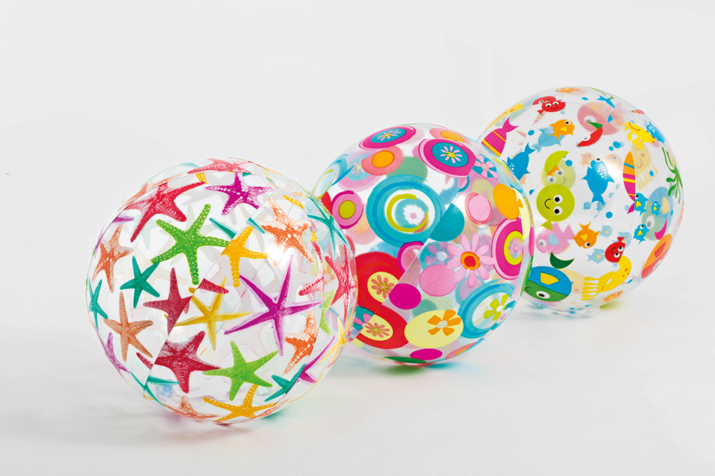 Intex míč 51cm,barevný