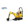 BRUDER 62002 Žlutý mikro BAGR JCB 8010 CTS s figurkou