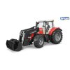 BRUDER 3047 Červený TRAKTOR MASSEY FERGUSON 7624 s nakladačem