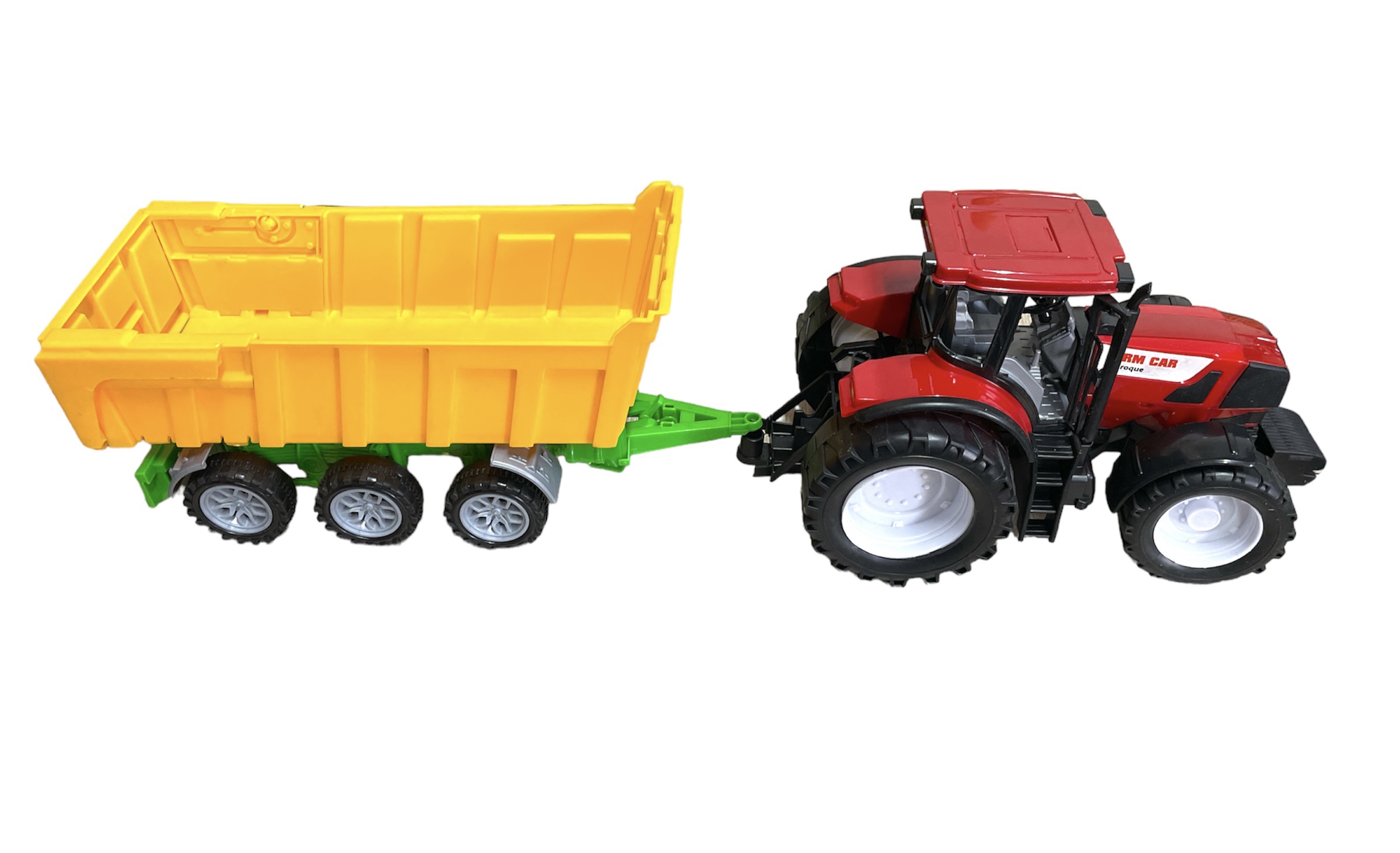 Detský traktor s vlečkou