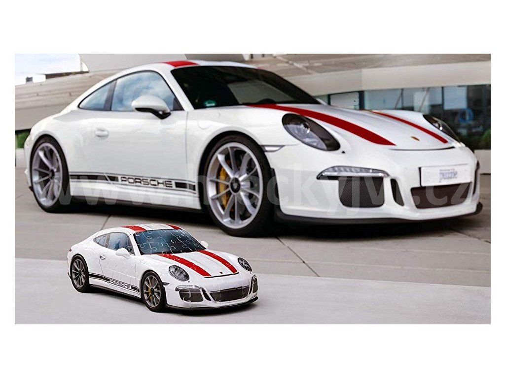 3D puzzle Porsche 911R 108 dílků - HračkyJVJ.cz