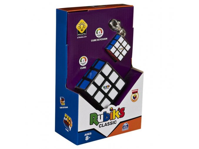 Rubikova kostka Sada Klasik 3x3 + Přívěsek
