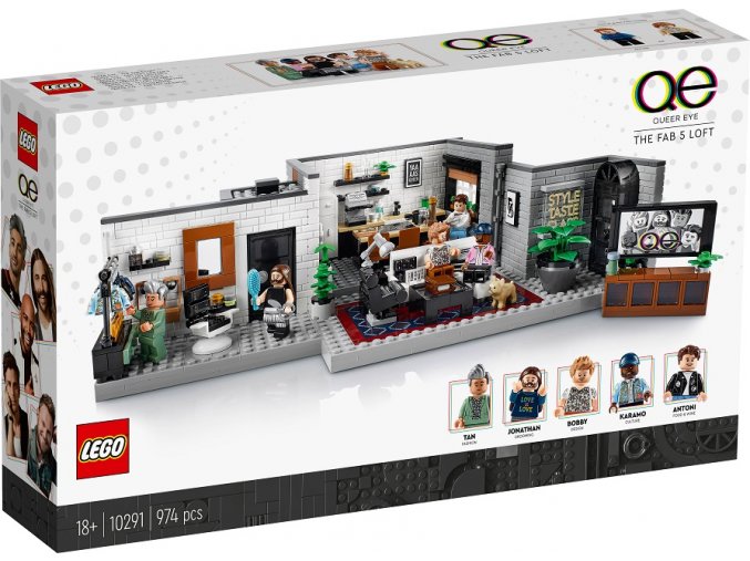 LEGO® ICONS 10291 Queer tým – byt „Úžo Pětky“