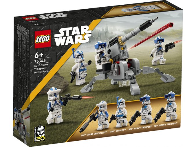 LEGO® Star Wars™ 75345 Bitevní balíček klonovaných vojáků z 501. legie