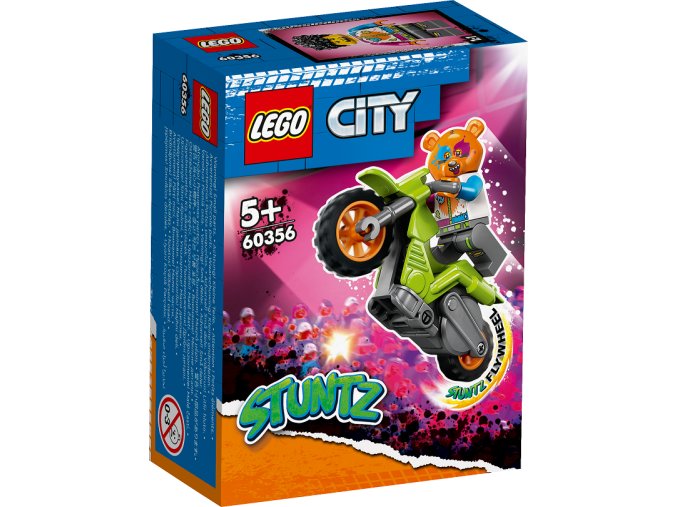 LEGO® City 60356 Medvěd a kaskadérská motorka