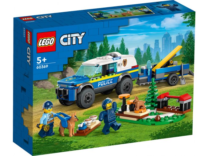 LEGO® City 60369 Mobilní cvičiště policejních psů