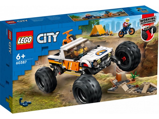 LEGO® City 60387 Dobrodružství s teréňákem 4x4