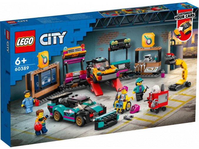 LEGO® City 60389 Tuningová autodílna