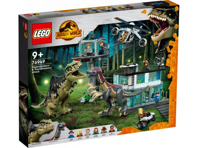 LEGO® Jurassic World 76949 Útok giganotosaura a therizinosaura