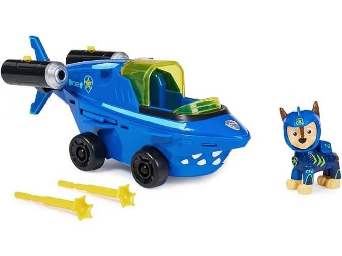 Paw Patrol Aqua Vozidla s figurkou Chase