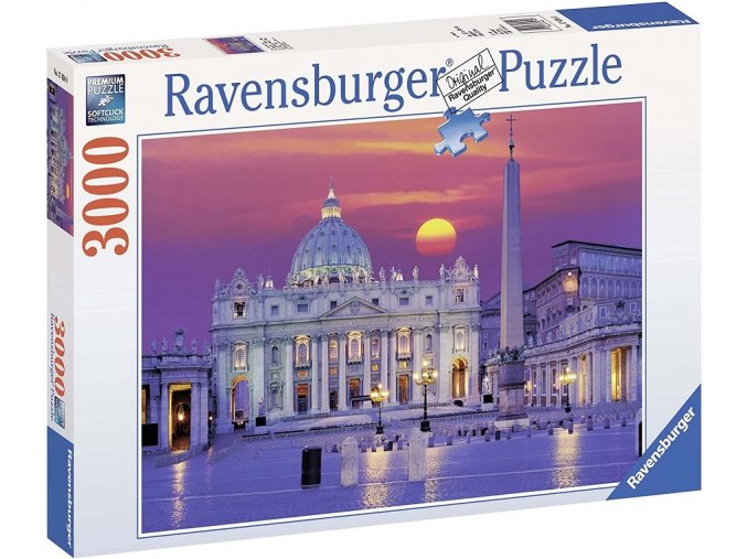 Ravensburger puzzle Katedrála svatého Petra - Řím 3000d