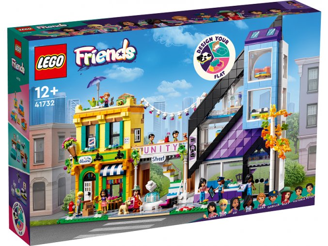 LEGO® Friends 41732 Květinářství a design studio v centru města