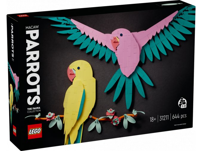 LEGO® Art Kolekce zvířat – Papoušci ara