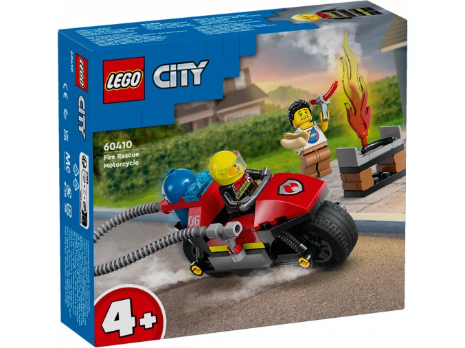 LEGO® City 60410 Hasičská záchranná motorka