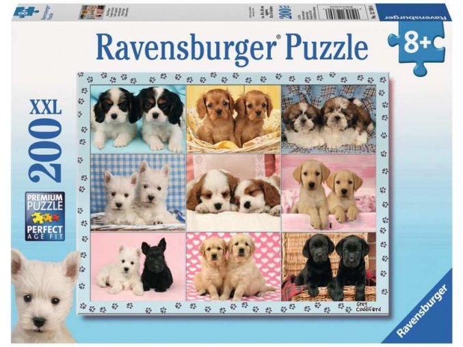 puzzle Perfektní štěnata 200d, Ravensburger