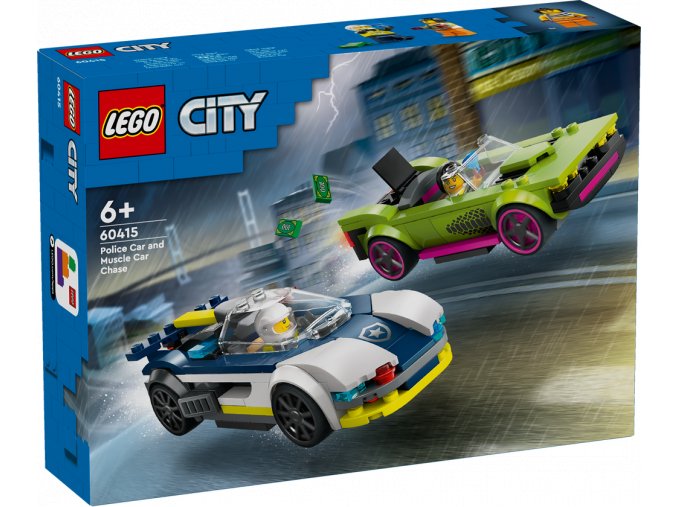 LEGO® City 60415 Honička policejního auta a sporťáku