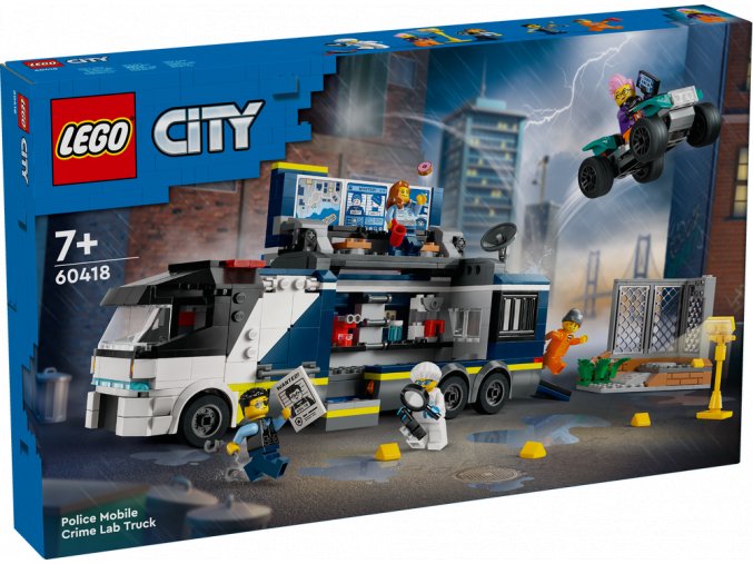 LEGO® City 60418 Mobilní kriminalistická laboratoř policistů