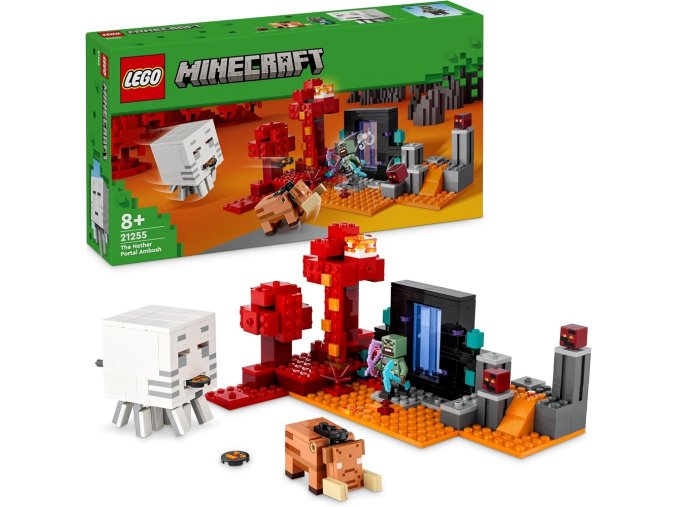 LEGO® Minecraft® 21255 Přepadení v portálu do Netheru