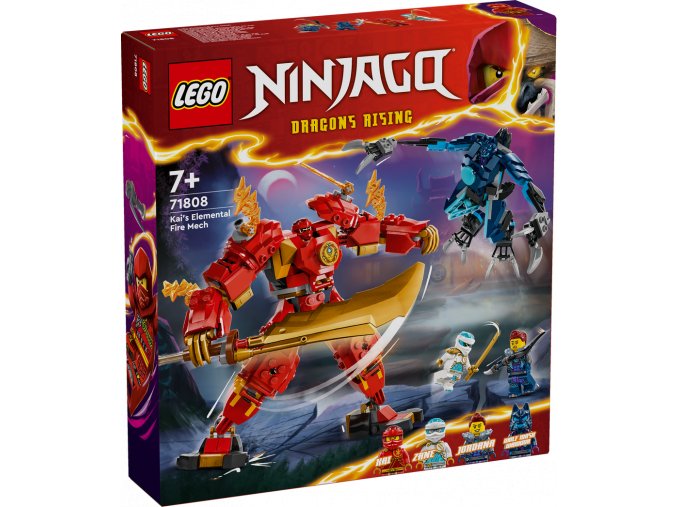 LEGO® NINJAGO® 71808 Kaiův živelný ohnivý robot